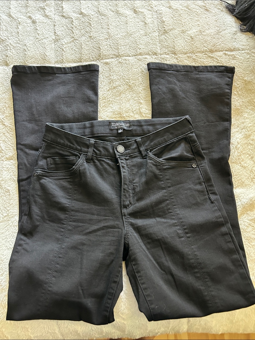 MacandMe Jet  Black Bell jeans Jeans
